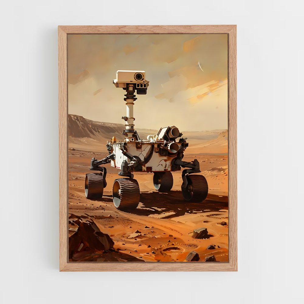 Poster Rover Explorer – affiche Astronomie (vue 4)